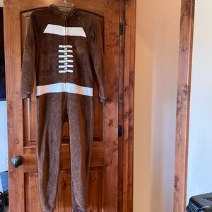 Cat &Jack football onesie pajama